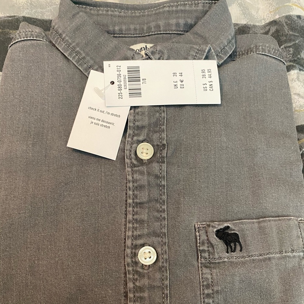 Boys brand new long sleeve cotton shirt.